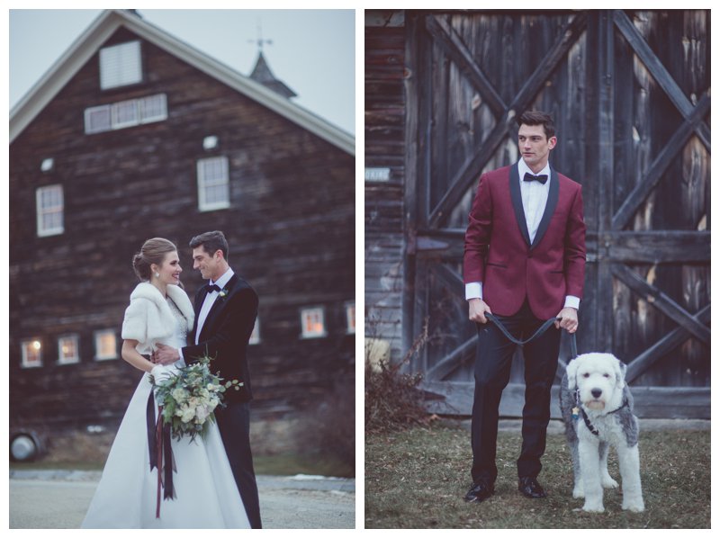 bride groom and dog // a jubilee event http://www.eventjubilee.com // Carla Ten Eyck Photography