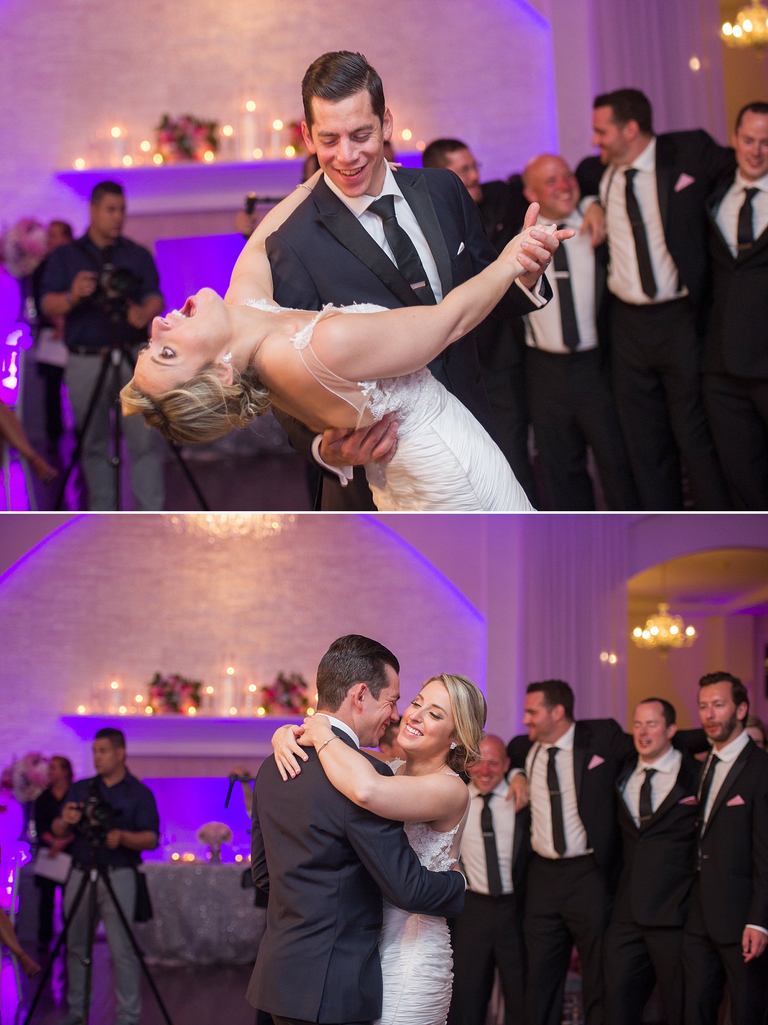 Couple's first dance at Belle Mer in Newport, RI