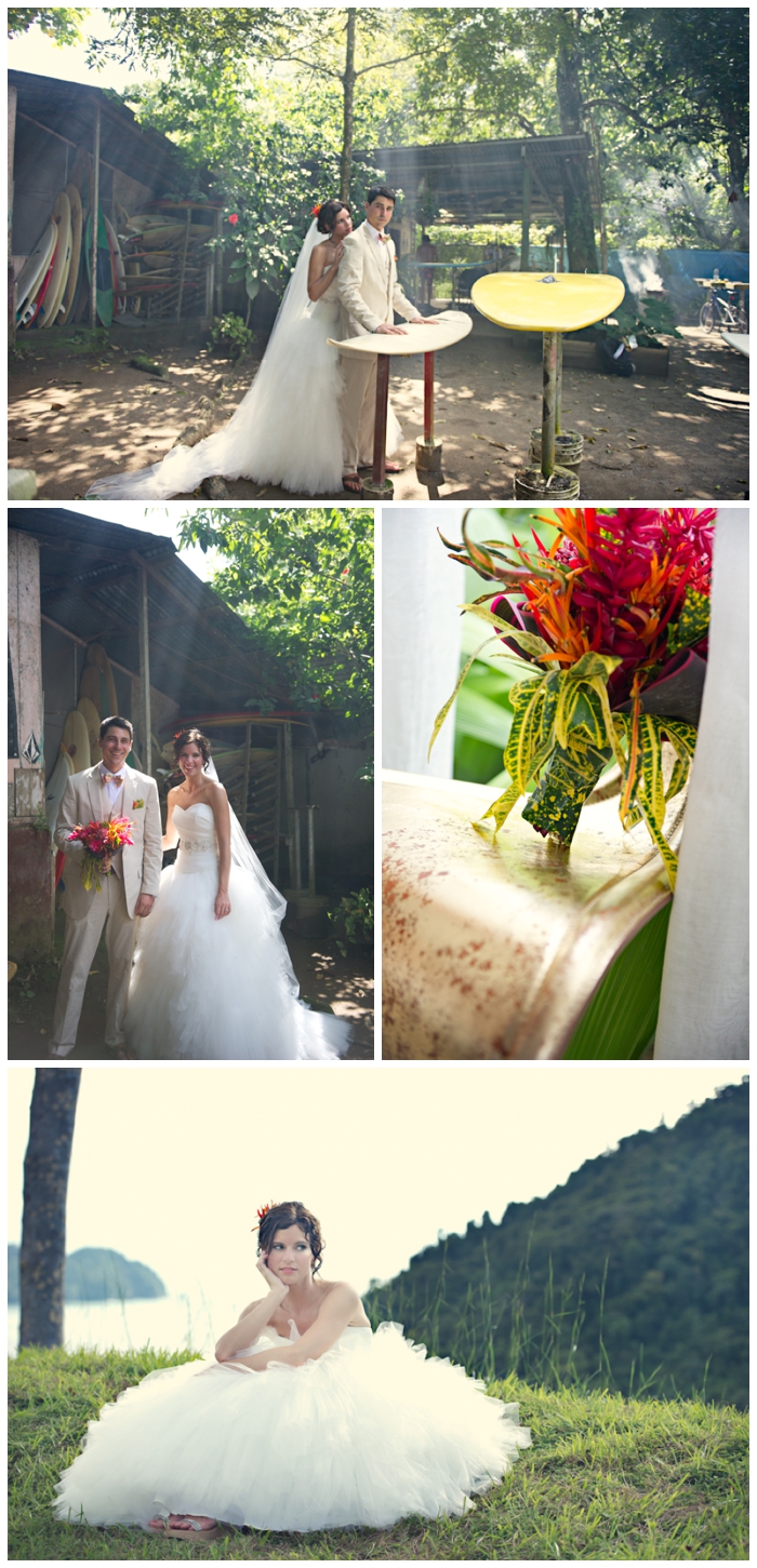 Colorful Destination wedding in Jaco Costa Rica