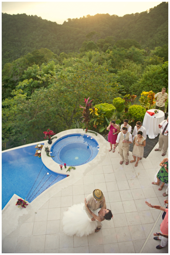 Colorful Destination wedding in Jaco Costa Rica