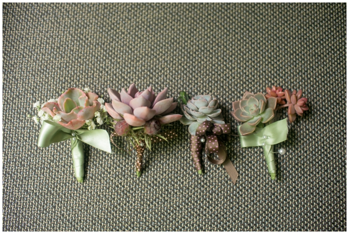 blush and green succulent boutonniere // a jubilee event http://www.eventjubilee.com // photography by c10 studios
