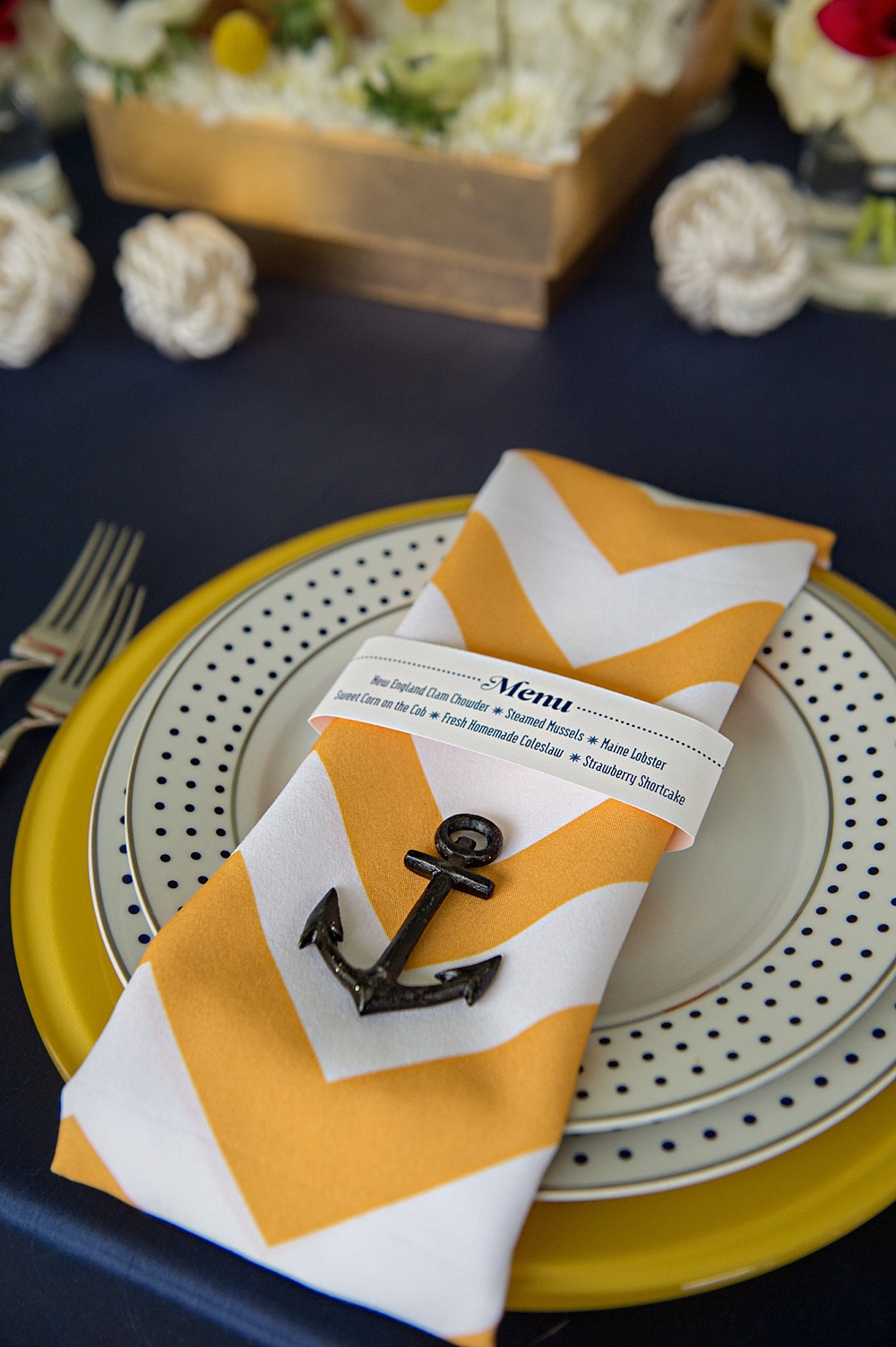Nautical and Preppy placesetting